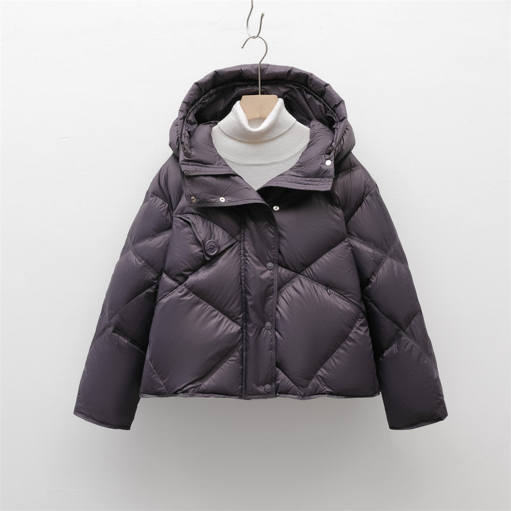 Damen Steppjacke mit abnehmbarer Kapuze | Winterjacke 5