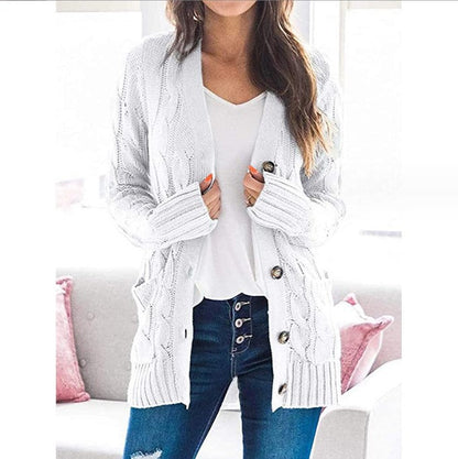 Damen Strickjacke EB | Elegante Übergangsjacke mit Taschen 2