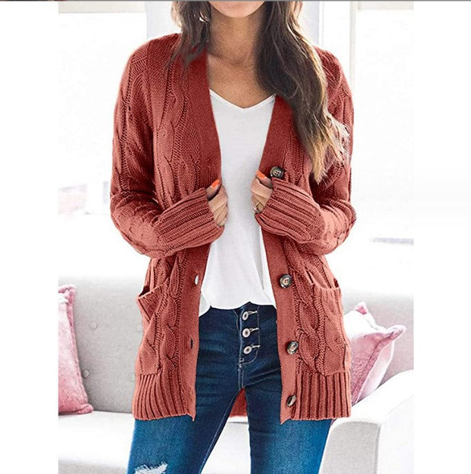 Damen Strickjacke EB | Elegante Übergangsjacke mit Taschen 4
