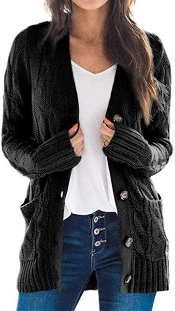 Damen Strickjacke EB | Elegante Übergangsjacke mit Taschen 6