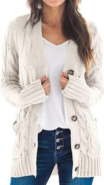 Damen Strickjacke EB | Elegante Übergangsjacke mit Taschen 7
