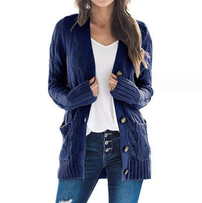 Damen Strickjacke EB | Elegante Übergangsjacke mit Taschen 8