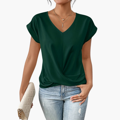 Damen T-Shirt mit Herz-Ausschnitt | Lässiges Sommeroberteil 5