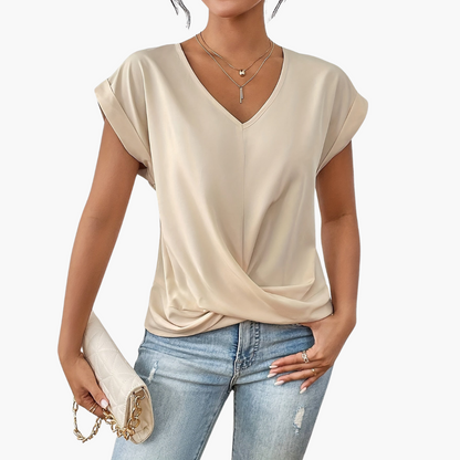 Damen T-Shirt mit Herz-Ausschnitt | Lässiges Sommeroberteil 6