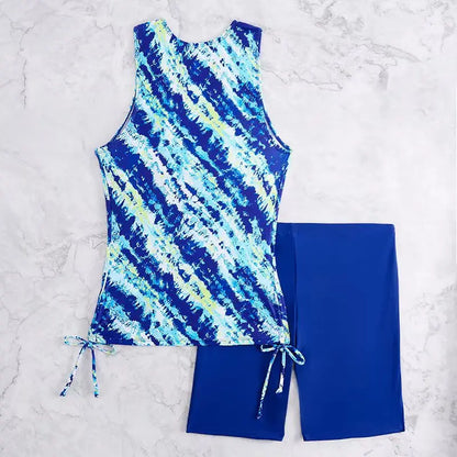 Damen Tankini Set mit Knie Shorts | Bademode 3