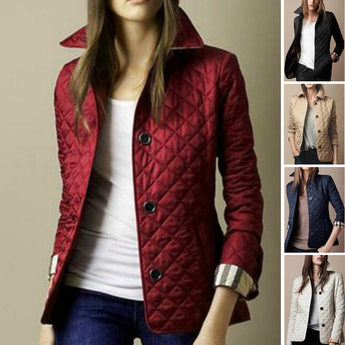 Damen Übergangsjacke Armina | Gesteppt mit Knopfverschluss 5