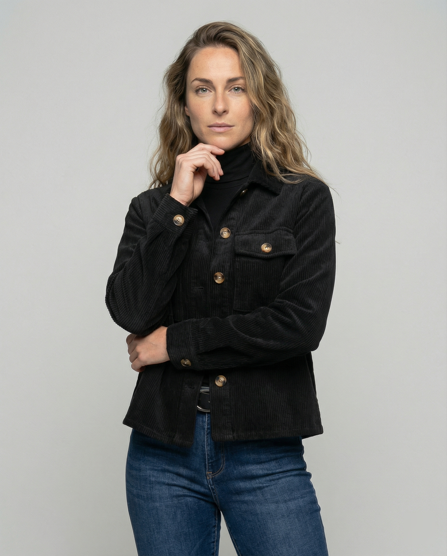 Damen Übergangsjacke Vintage Stil Elegant 0