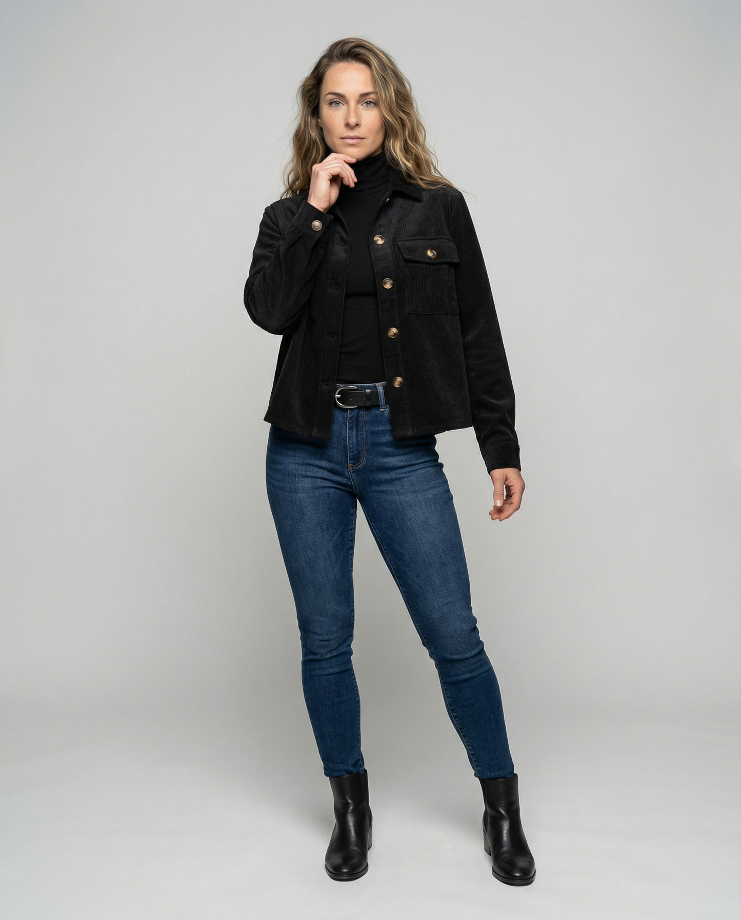 Damen Übergangsjacke Vintage Stil Elegant 1