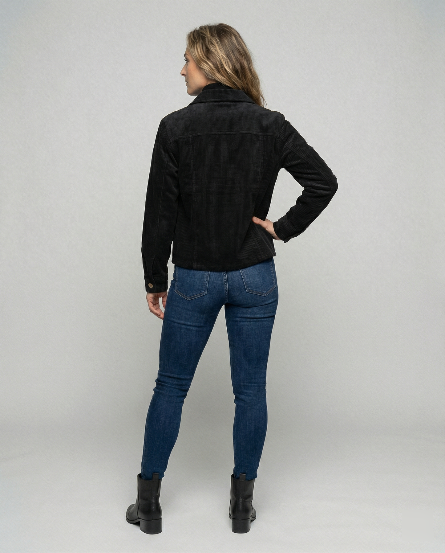 Damen Übergangsjacke Vintage Stil Elegant 2