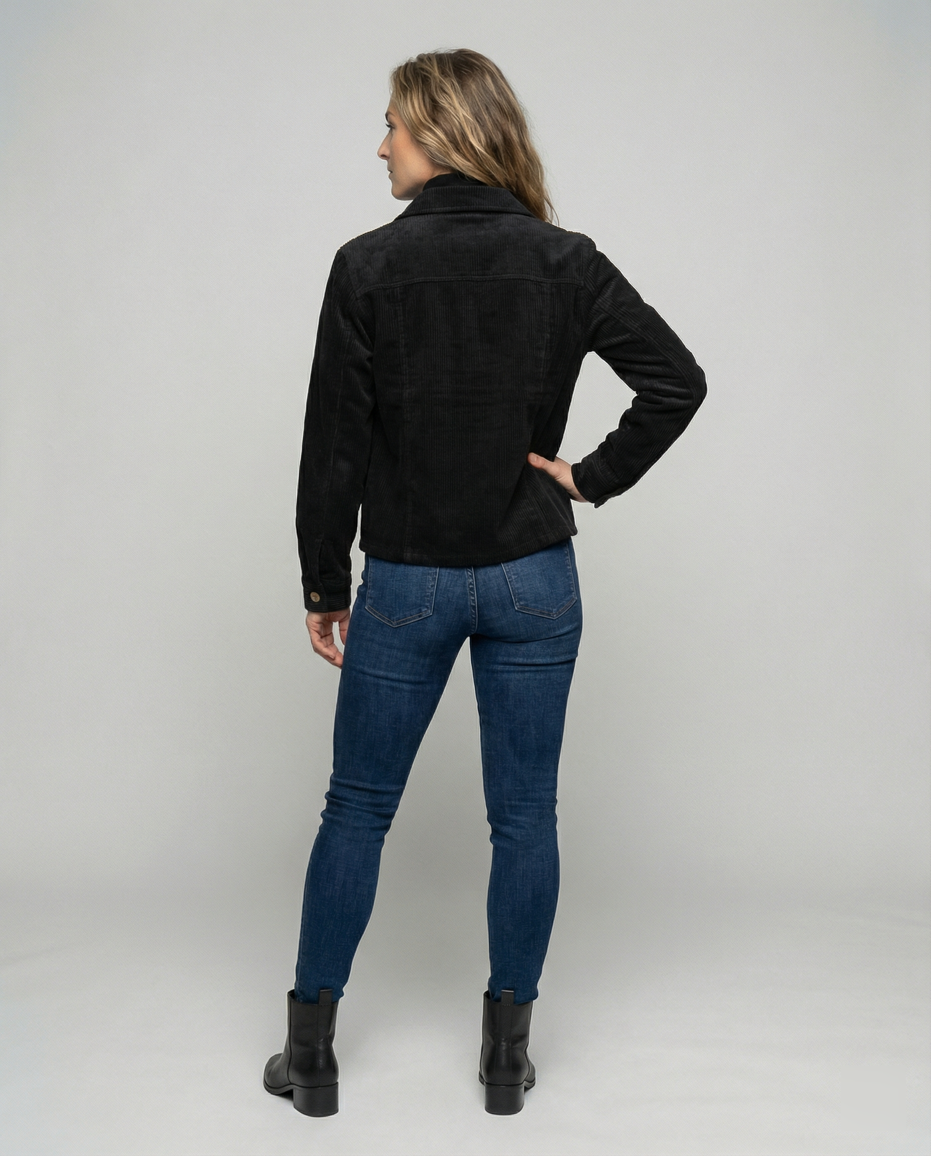 Damen Übergangsjacke Vintage Stil Elegant 2