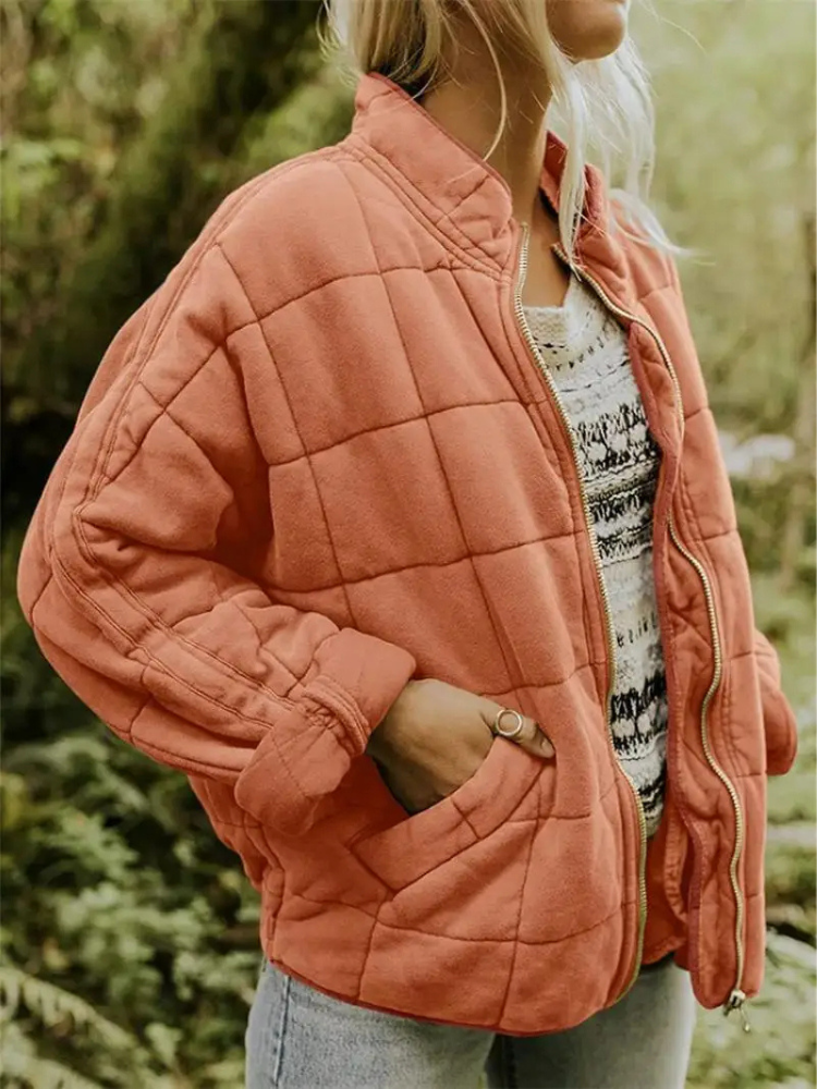 Damen Übergangsjacke Warm Bequem Leicht für Frühling 15