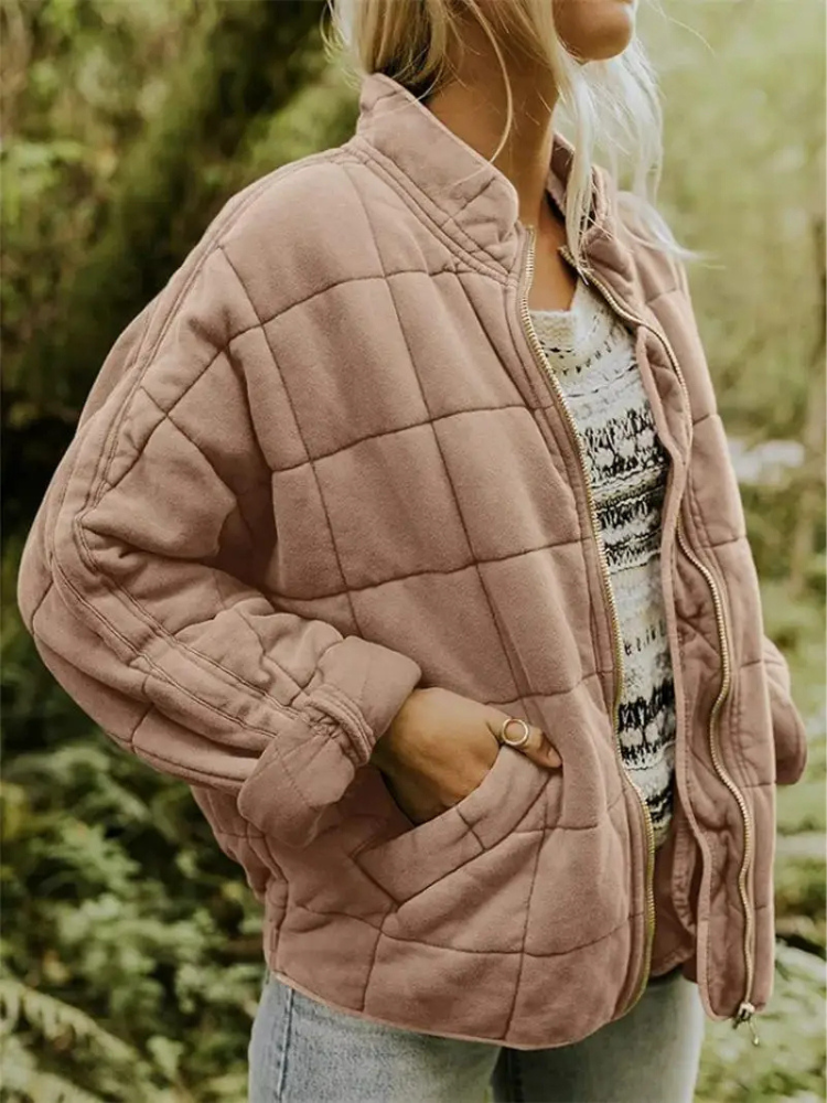 Damen Übergangsjacke Warm Bequem Leicht für Frühling 18