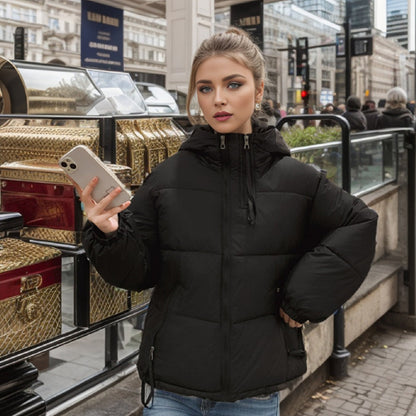 Damen Übergangsjacke mit Steppnähten und Eingrifftaschen 4