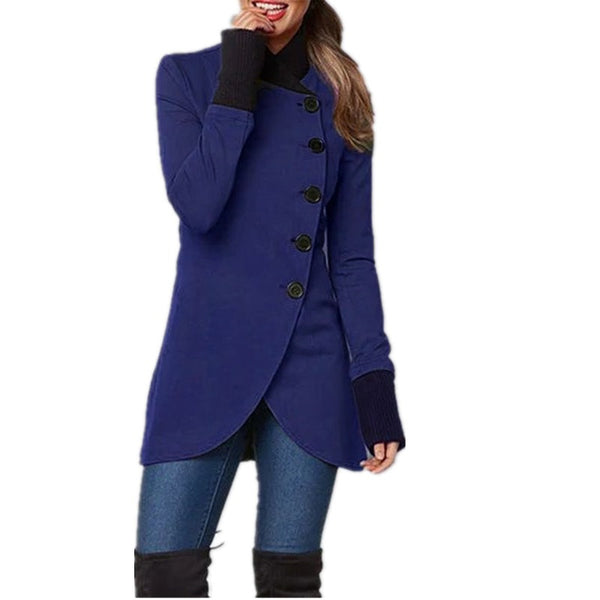 Damenjacke Isabella | Taillierte Übergangsjacke mit Asymmetrischem Verschluss 3
