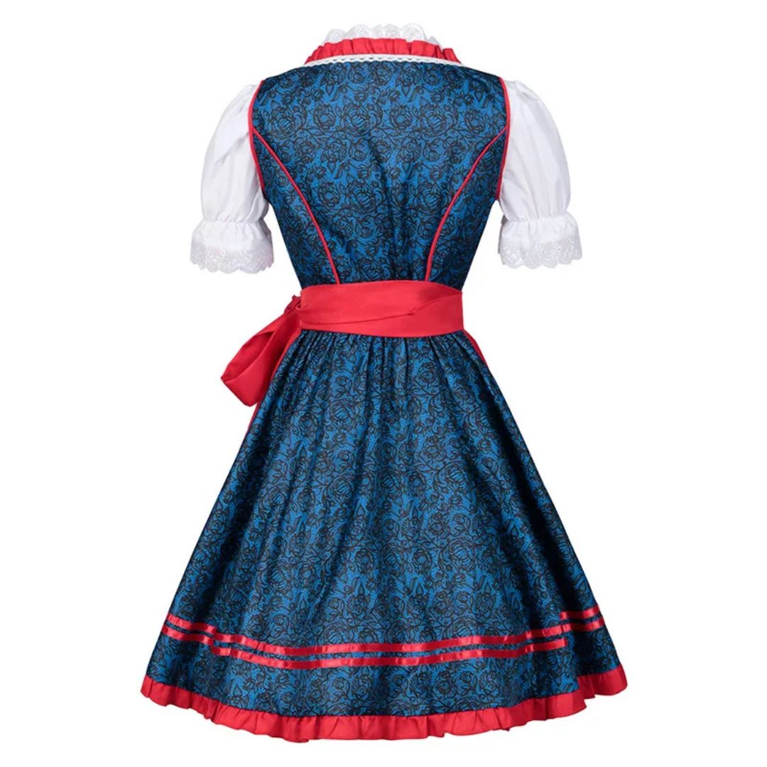 Dirndl Carina | Traditionelles Oktoberfest Dirndl mit Schürze 2