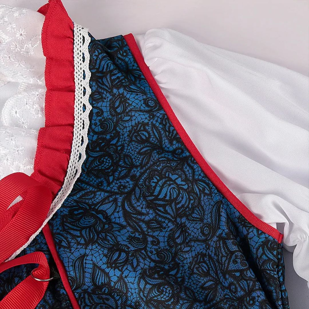 Dirndl Carina | Traditionelles Oktoberfest Dirndl mit Schürze 3