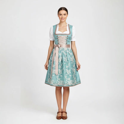 Dirndl Klassisch Damen | Trachtenmode Satin S-2XL 0