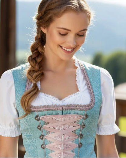 Dirndl Klassisch Damen | Trachtenmode Satin S-2XL 1