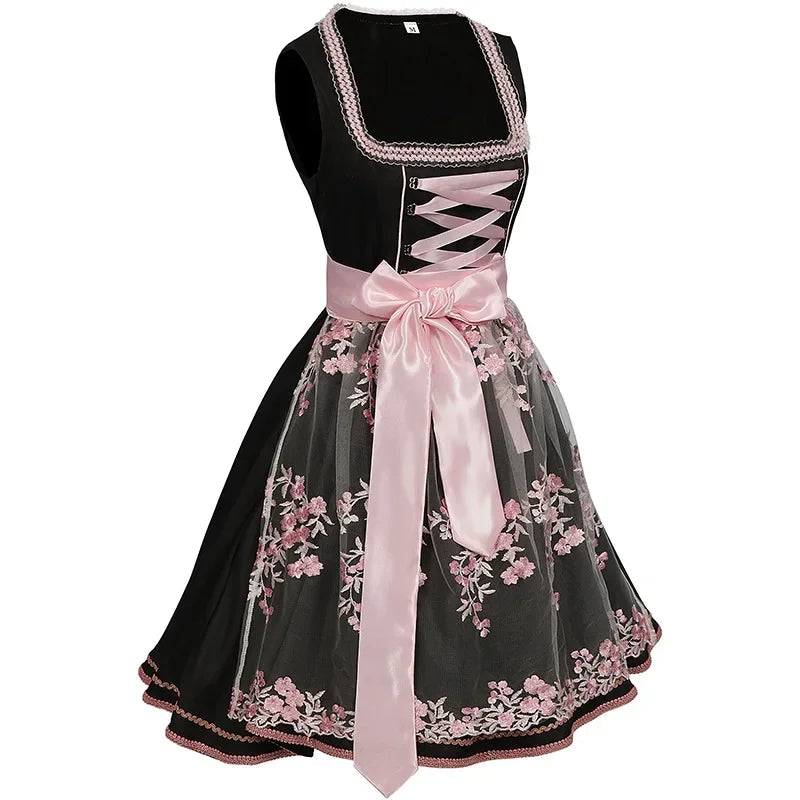 Dirndl Mit Blumenmuster | Traditionelles Trachtenkleid 1
