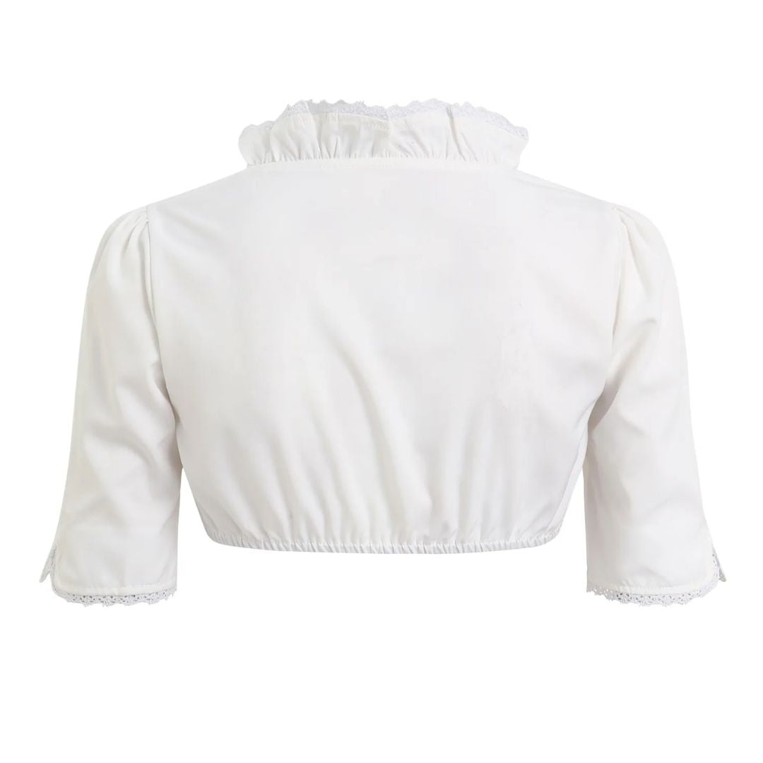 Dirndlbluse Josephine | Elegante Trachtenbluse mit Spitzenmuster 1