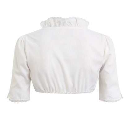 Dirndlbluse Josephine | Elegante Trachtenbluse mit Spitzenmuster 1