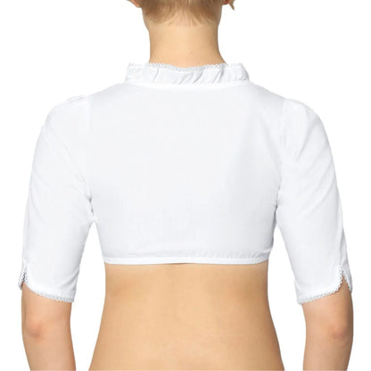 Dirndlbluse Josephine | Elegante Trachtenbluse mit Spitzenmuster 4