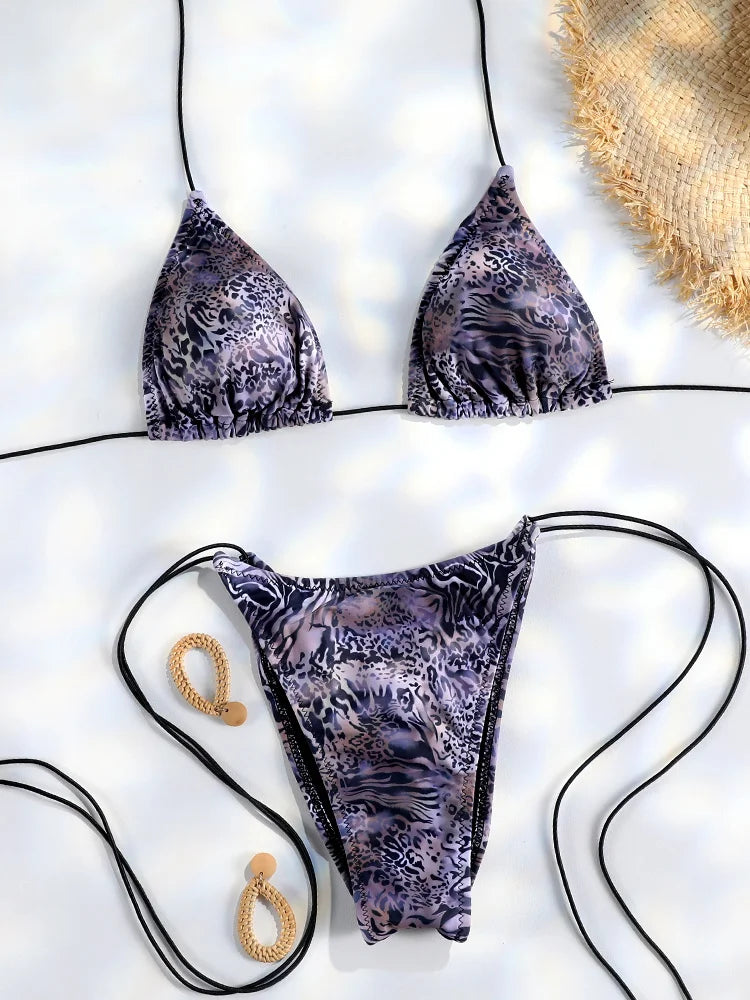 Dreieck Mini Bikini Set | Damen Badeanzug 3
