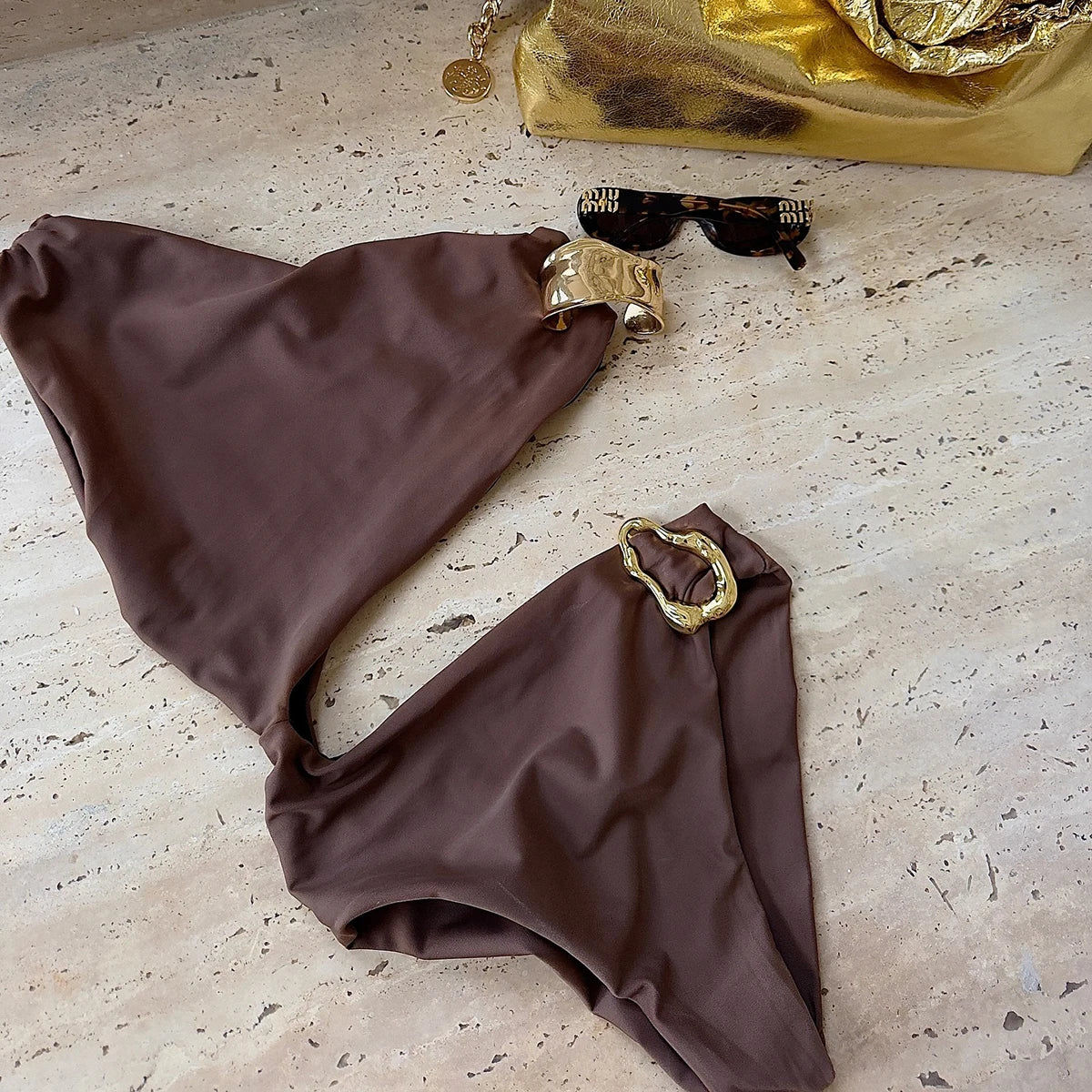 Einseitiger Badeanzug Damen | Sexy Monokini für Bademode 4