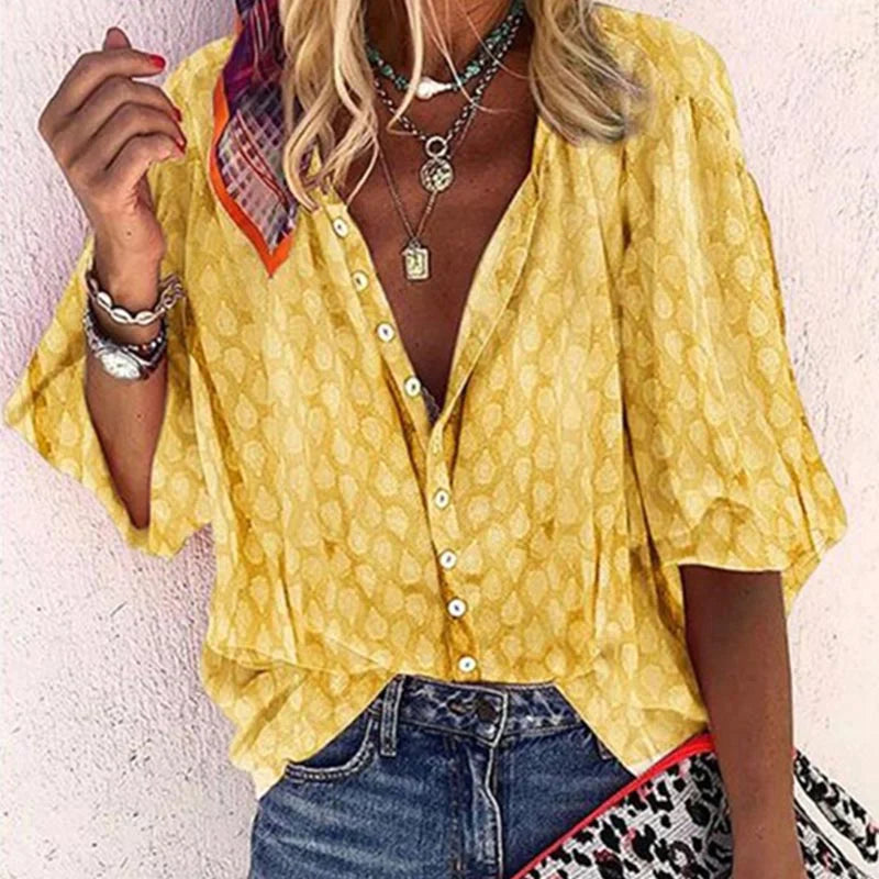 Elegante Damenbluse | Sommer Casual-Bluse 4