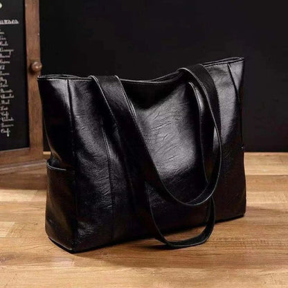 Elegante Leder-Umhängetasche mit Retro-Design 2