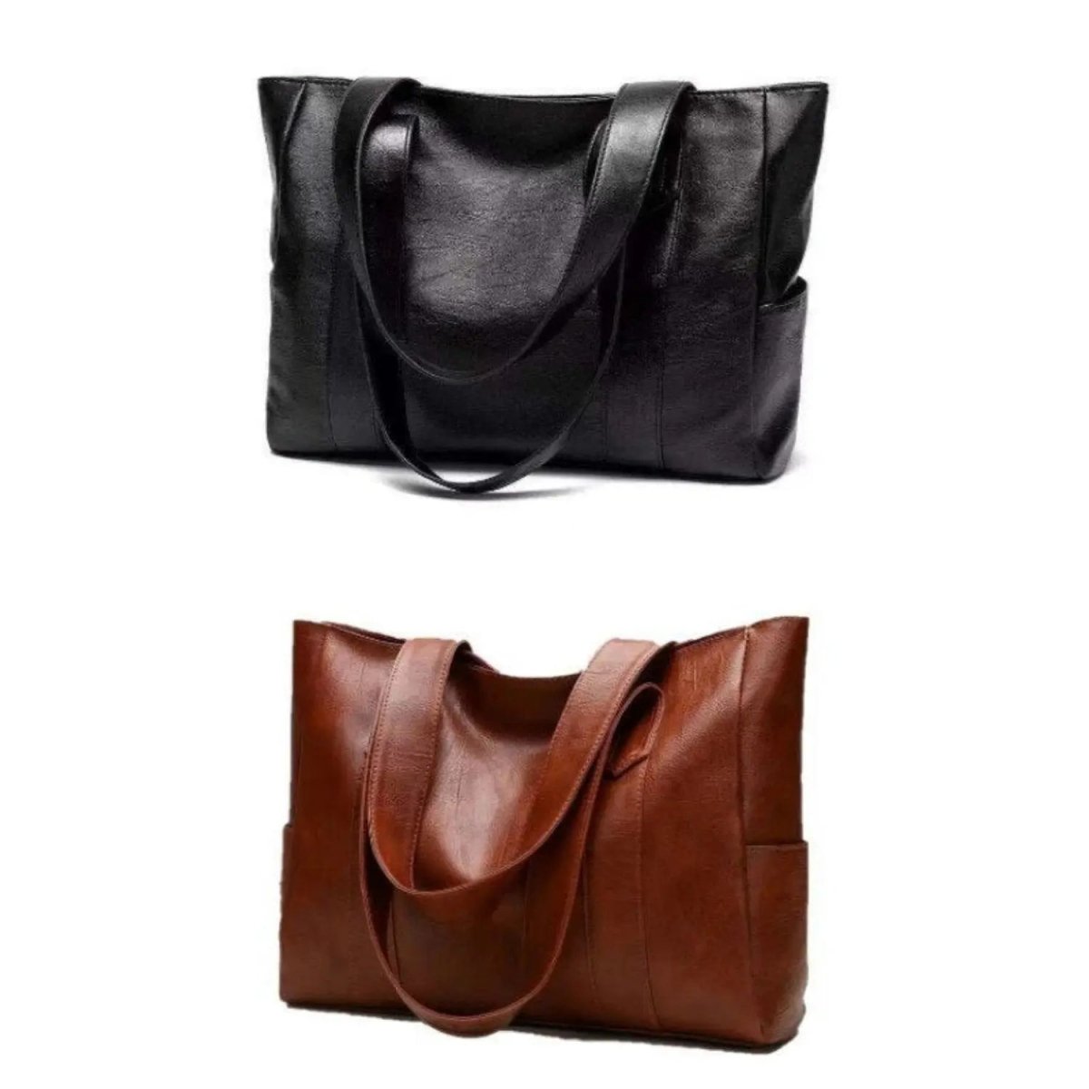 Elegante Leder-Umhängetasche mit Retro-Design 7