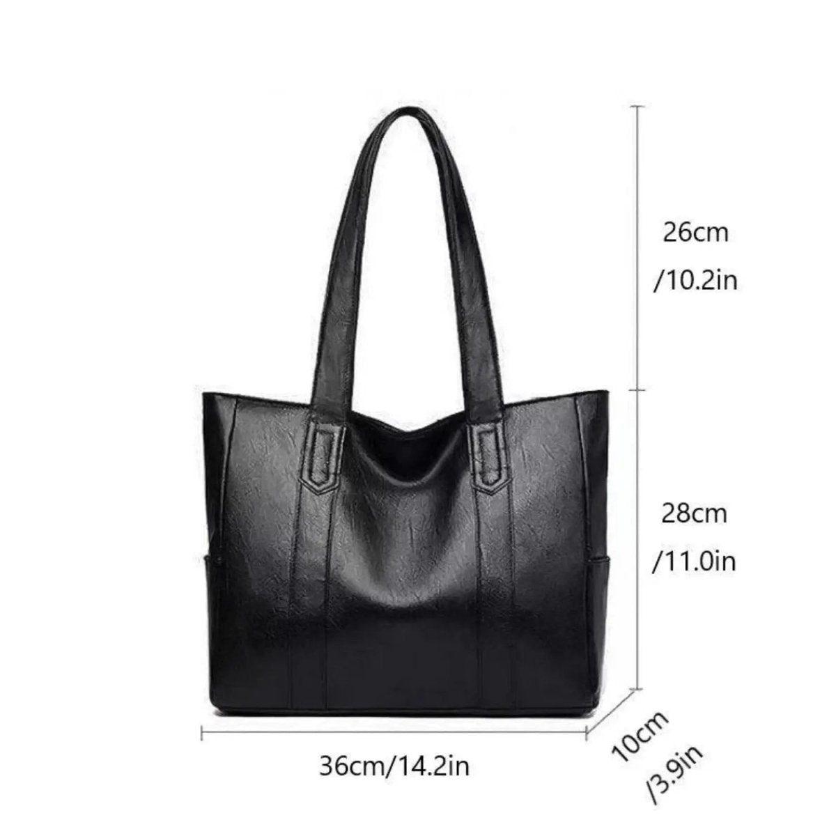 Elegante Leder-Umhängetasche mit Retro-Design 8