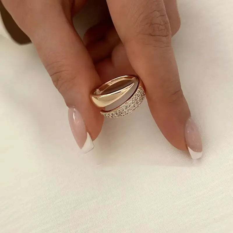 Eleganter Ring mit Funkelnden Steinen | Damen Schmuck 3