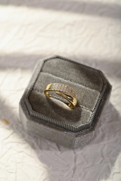 Eleganter Ring mit Funkelnden Steinen | Damen Schmuck 5