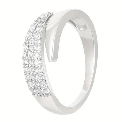 Eleganter Ring mit Funkelnden Steinen | Damen Schmuck 6