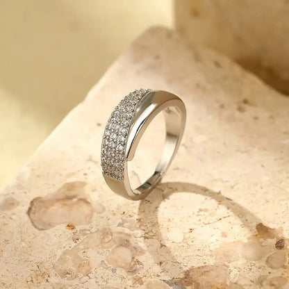 Eleganter Ring mit Funkelnden Steinen | Damen Schmuck 7