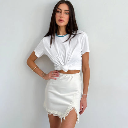 Eleganter Satin Bleistiftrock | Damenmode 1