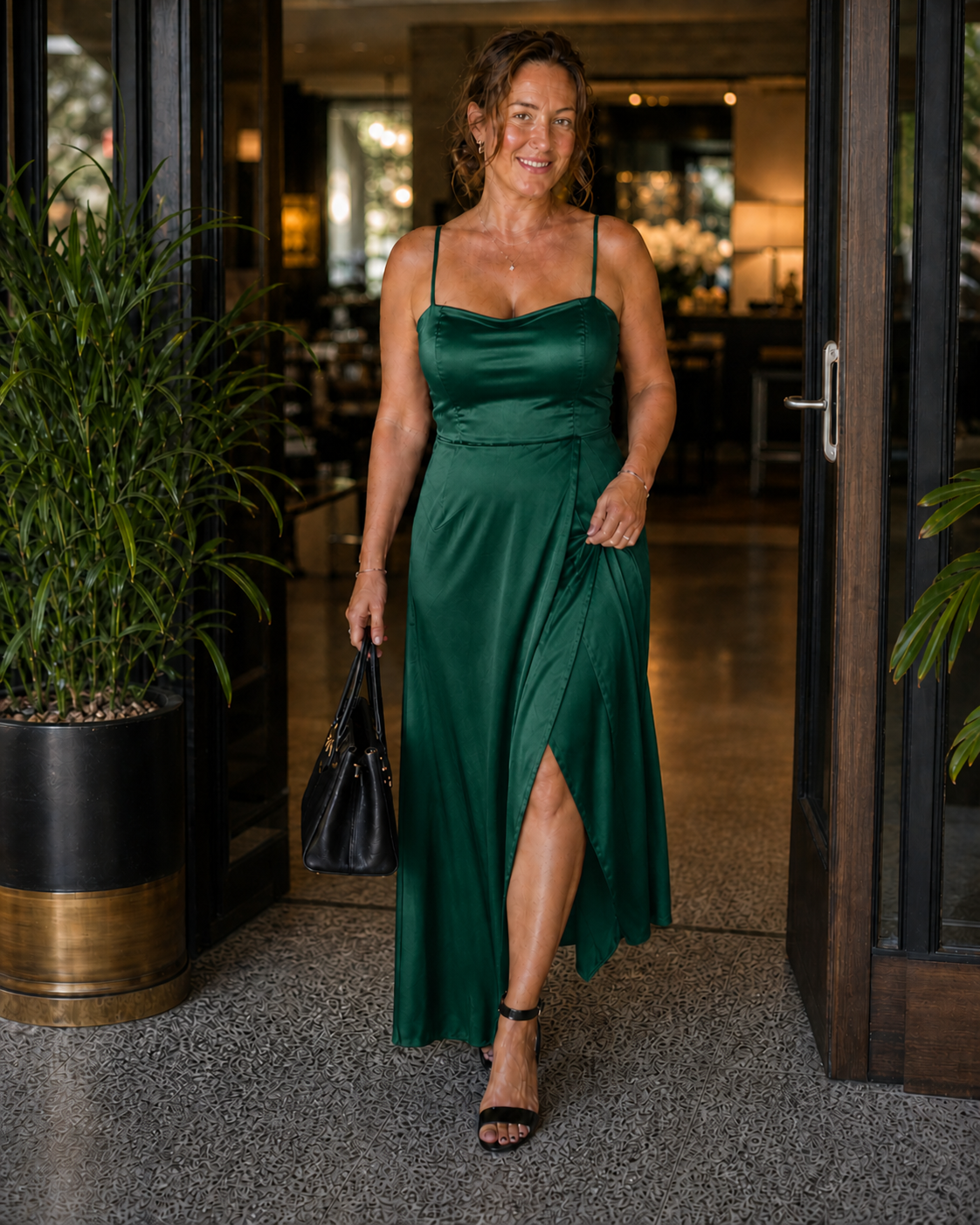 Elegantes Damen-Kleid mit Schlitz | Damenmode 5
