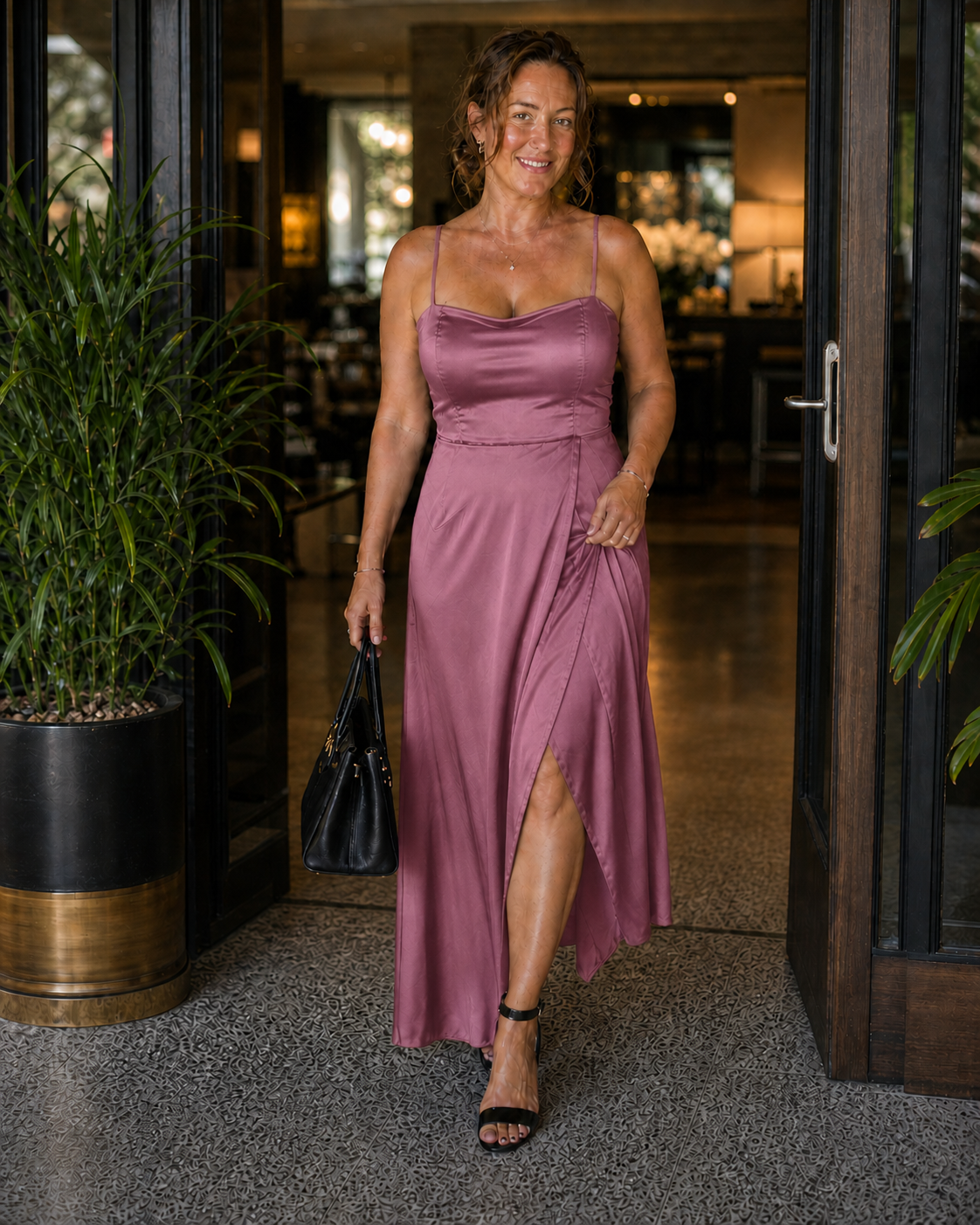 Elegantes Damen-Kleid mit Schlitz | Damenmode 6