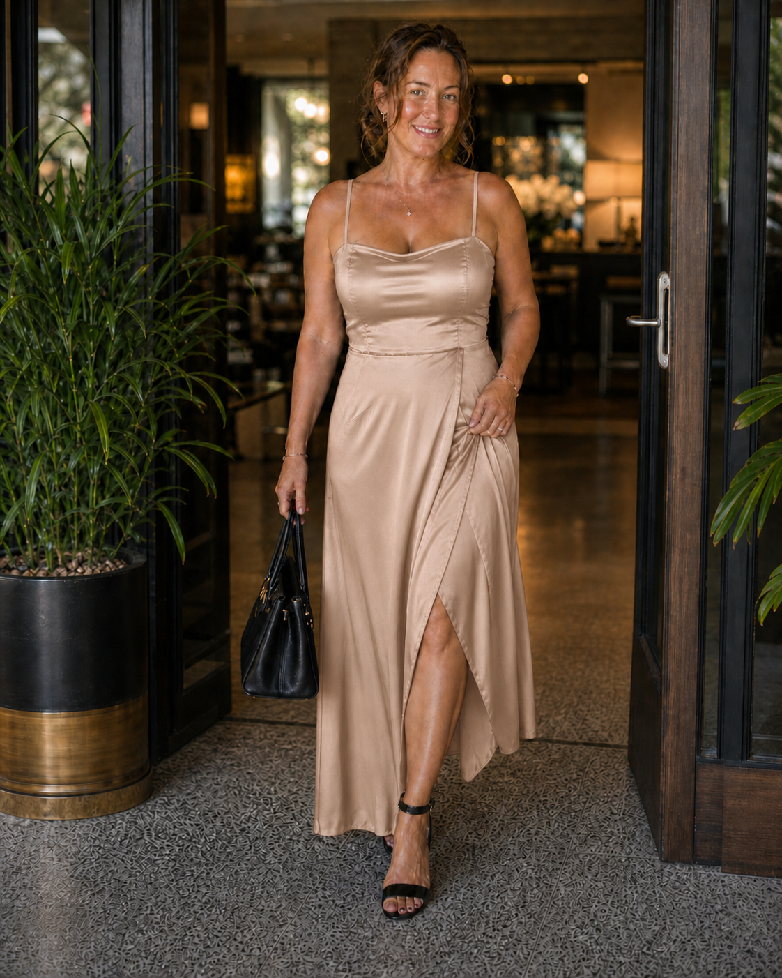Elegantes Damen-Kleid mit Schlitz | Damenmode 7