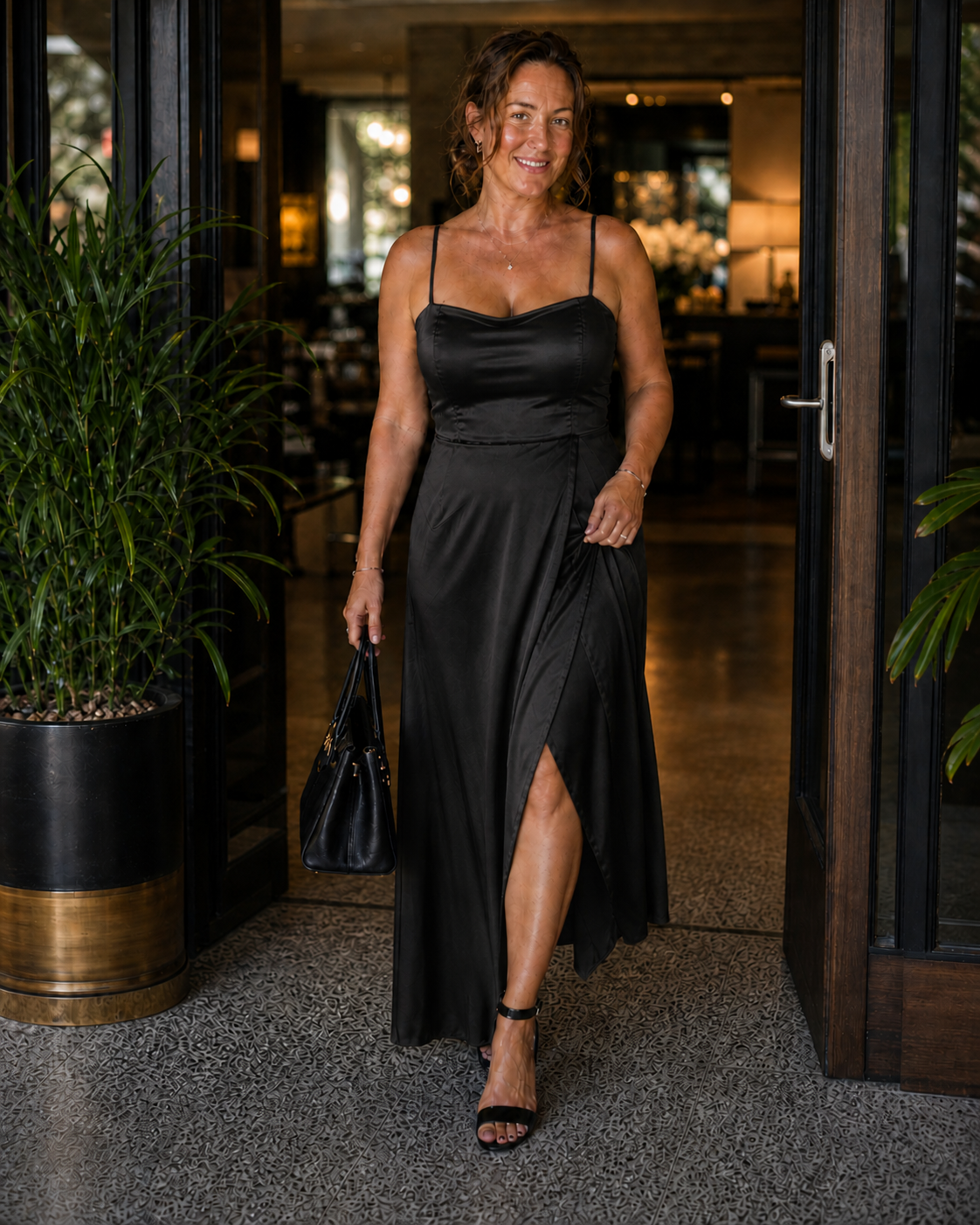 Elegantes Damen-Kleid mit Schlitz | Damenmode 9