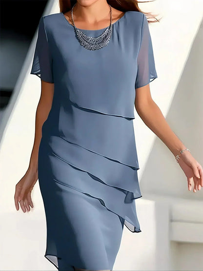 Elegantes Damenkleid | Slim Fit Sommerkleid 0