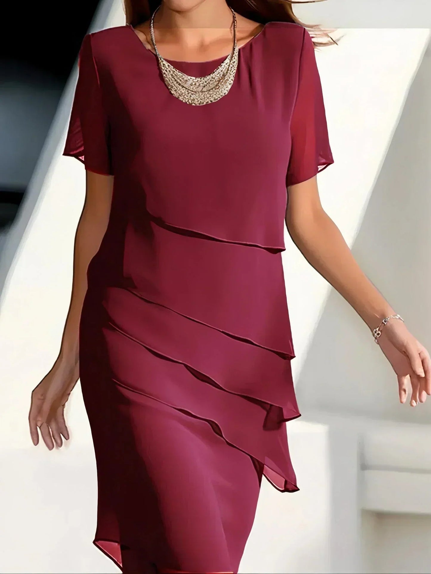 Elegantes Damenkleid | Slim Fit Sommerkleid 1