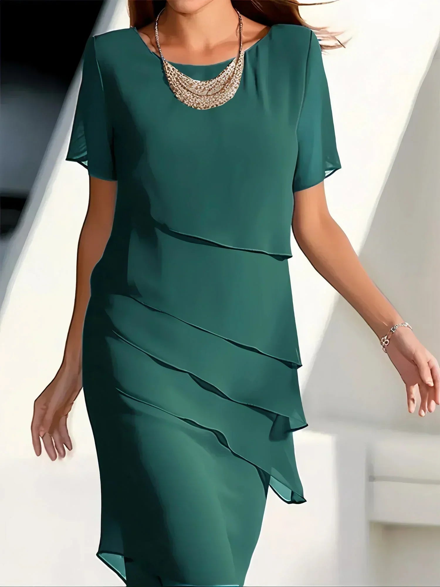 Elegantes Damenkleid | Slim Fit Sommerkleid 2