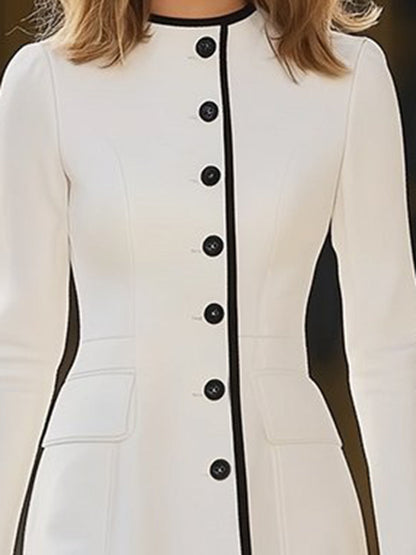 Elegantes Kleid mit Rundhalsausschnitt | Festliche Kleider Damen 3
