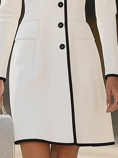 Elegantes Kleid mit Rundhalsausschnitt | Festliche Kleider Damen 4