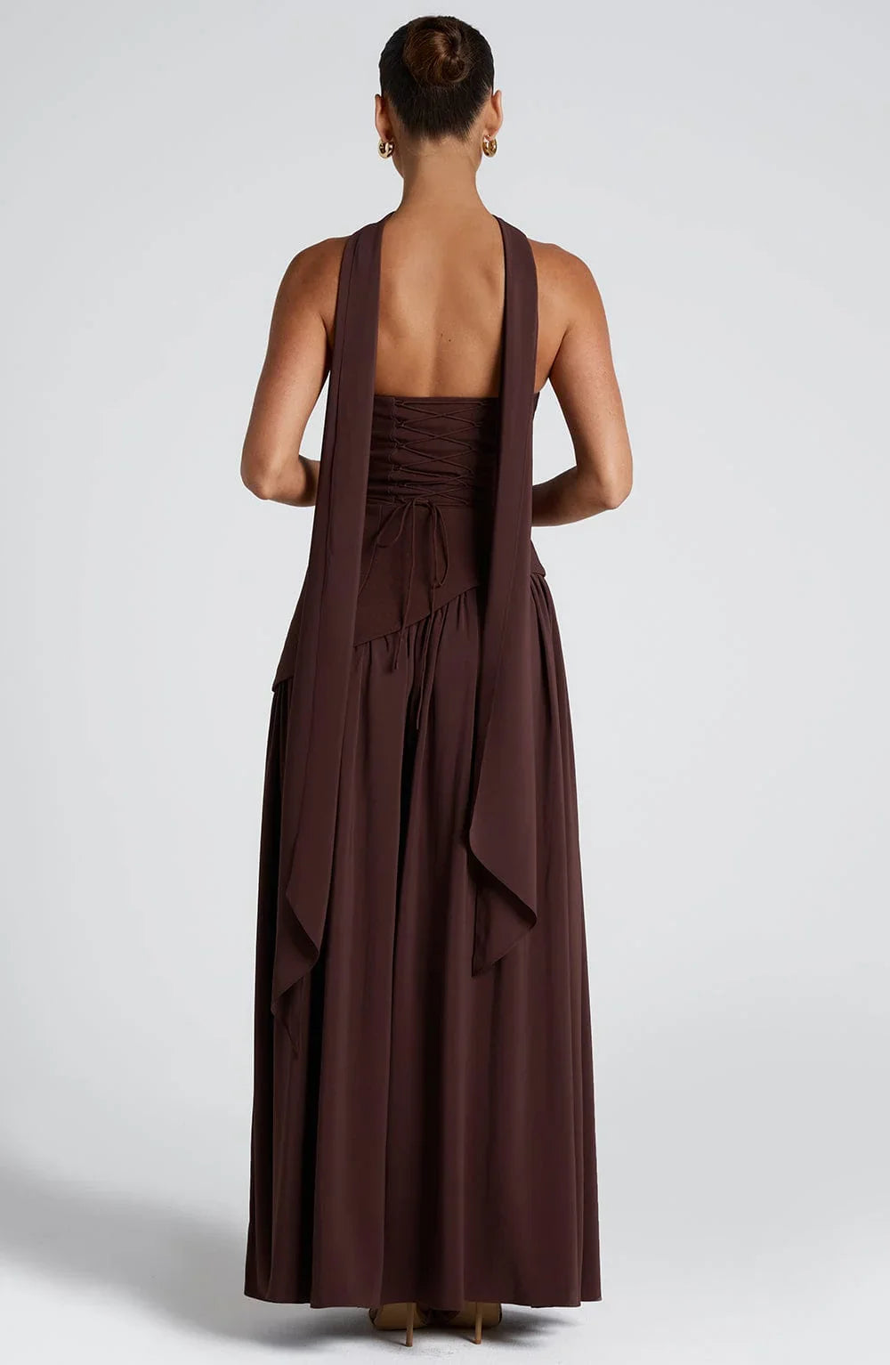 Elegantes Korsettkleid mit Schaldetail und hohem Schlitz | Damenmode 2