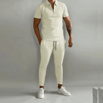 Elegantes Poloshirt und Hose Set für Herren | Smart-Casual Outfit 3