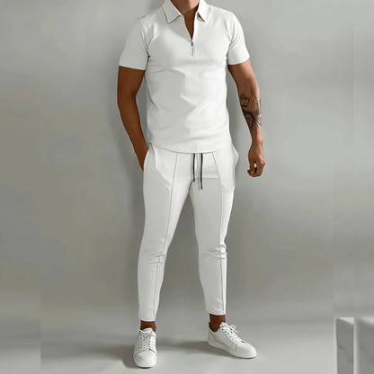Elegantes Poloshirt und Hose Set für Herren | Smart-Casual Outfit 5