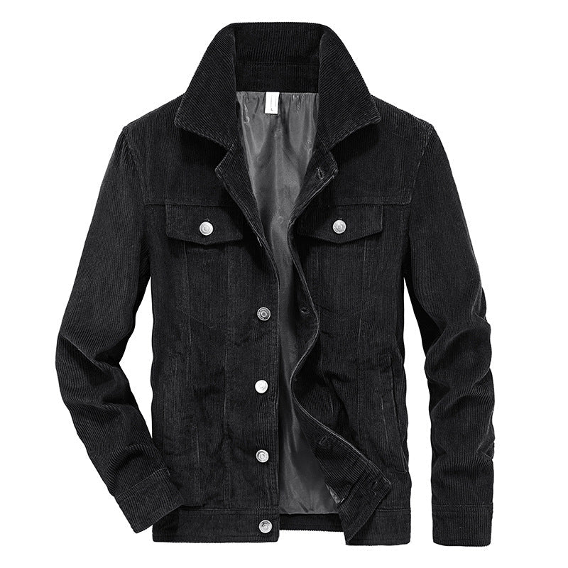 Elias Dünne Cordjacke Herren | Leichte Freizeitjacke Braun 3